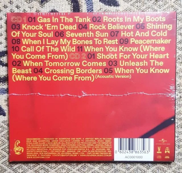 CD Scorpions - Rock Believer (Edição Deluxe Limitada) - Foto 3