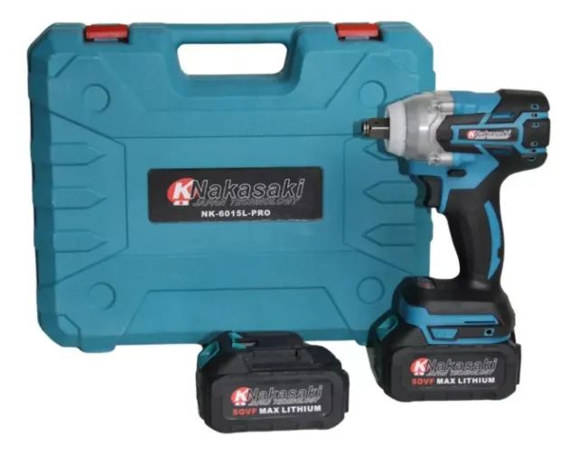 Chave impacto Parafusadeira Eletropneumática a Bateria 50v com