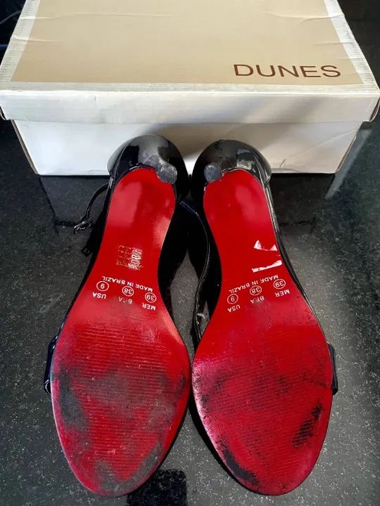 Sandália Clássica DUNES Preta Número 38 - Foto 2