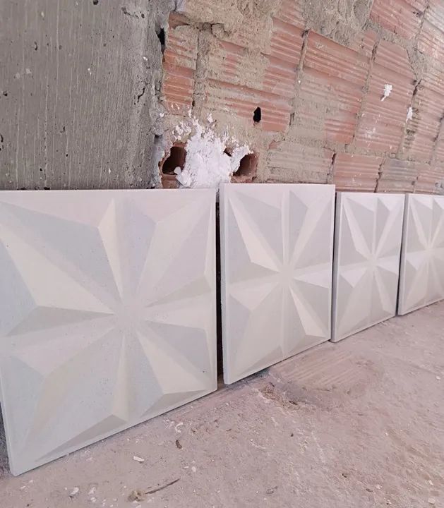 Placas de gesso 3d para revestimento - Foto 3
