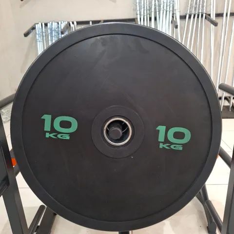 Anilhas Bumper OlÍmpicas | 100% Borracha 2,5KG a partir de R$ 89,90 a vista - Foto 3