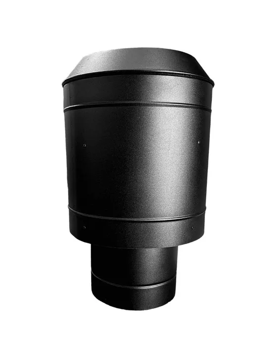 Chapéu Canhão Para Chaminé Preto (Diversos tamanhos)