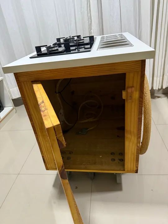 Carrinho Gourmet em Madeira  - Foto 2