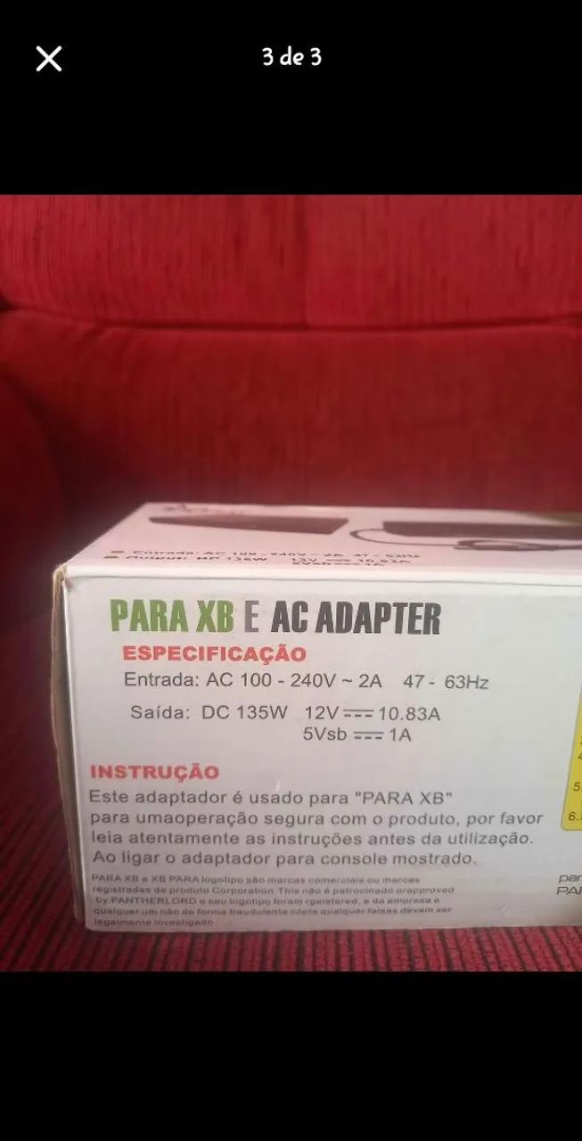 Fonte para vídeo game Xbox 360 -Nova - Foto 3