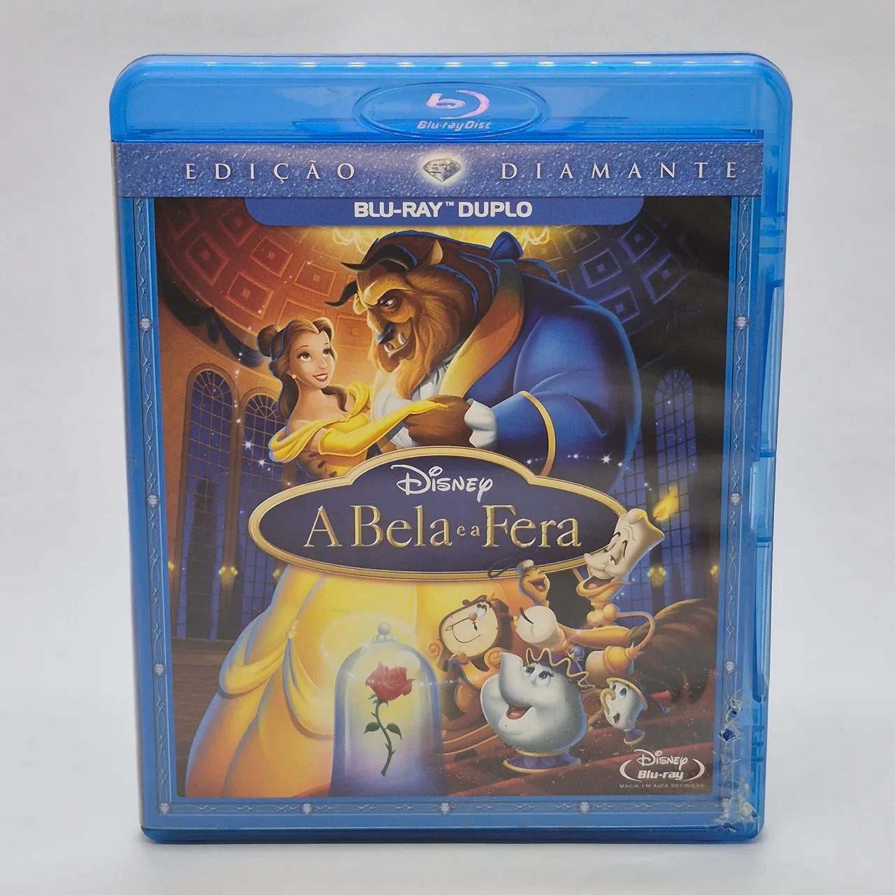 Blu-ray Duplo - Disney - A Bela e a Fera - Edição Diamante