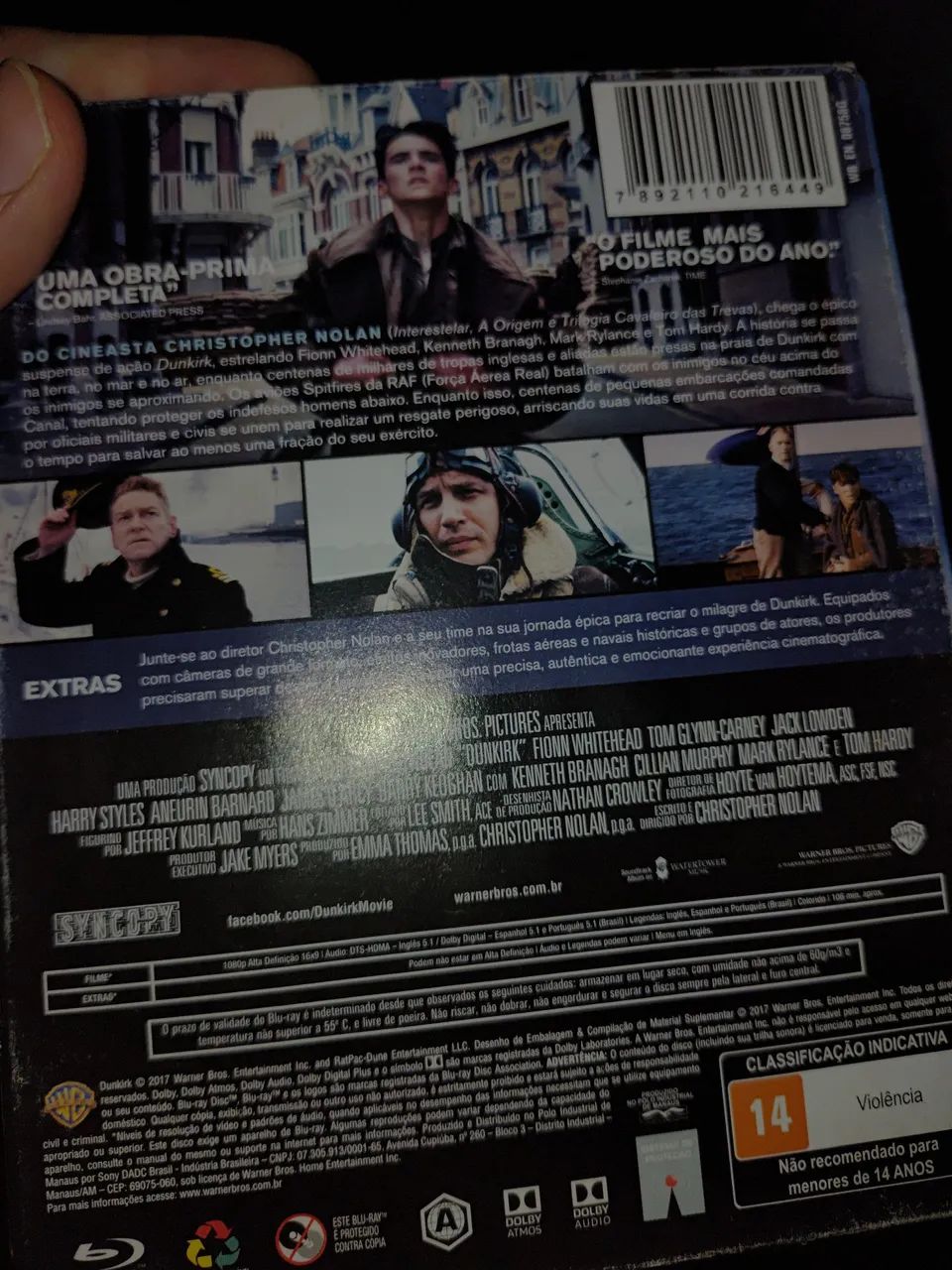Bluray steelbook dunkirk versão nacional (novo) - Foto 2