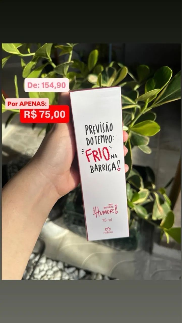 Meu primeiro humor natura novo lacrado