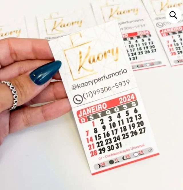 ? Mini Calendários Personalizados ? 100 unidades - Foto 4