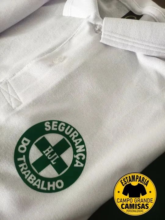 Unifomes camisa polo segurança ndo trabalho ou a area que desejar. Estamparia Campo Grande - Foto 2