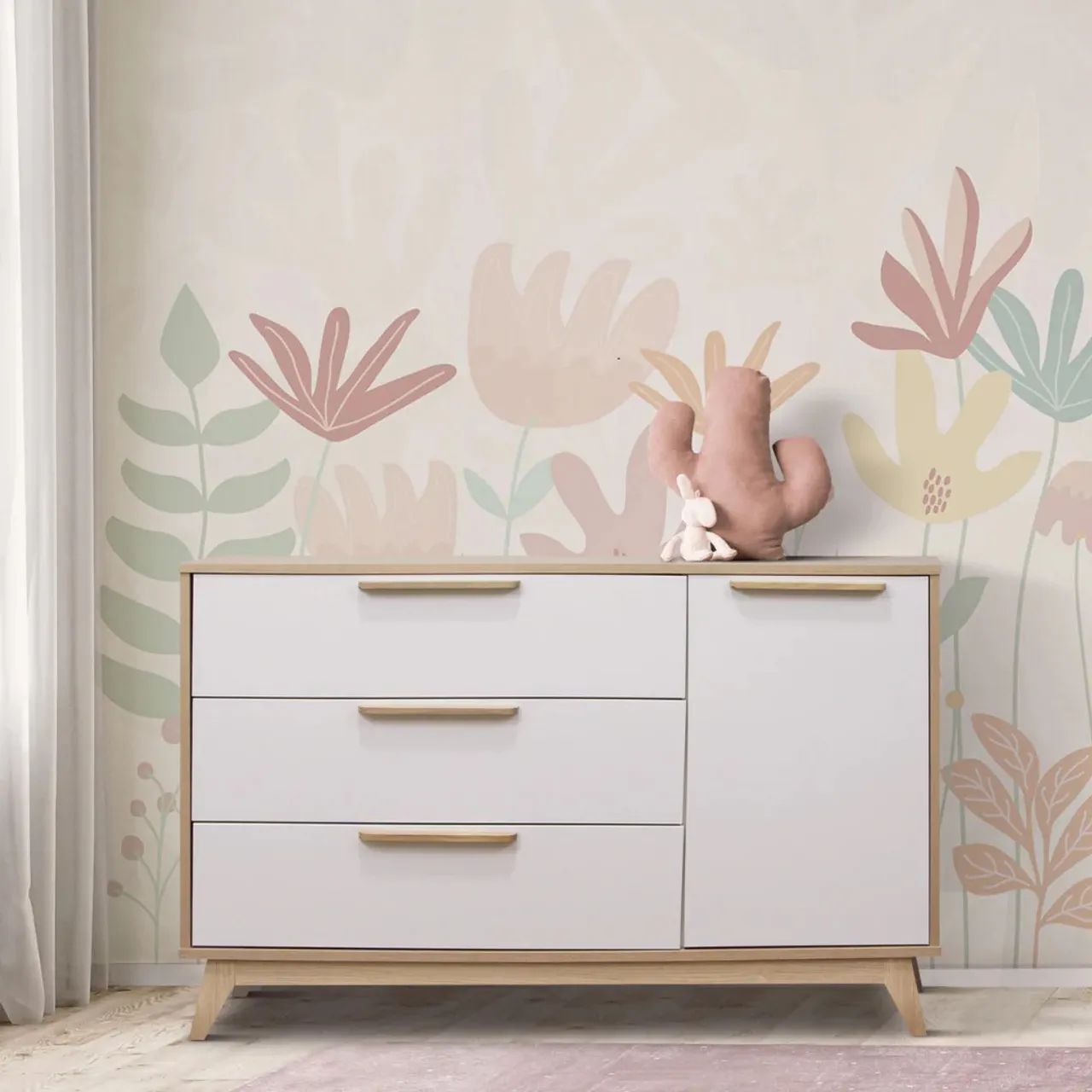 Cômoda Infantil com Gavetas e Armário Quater - Foto 5