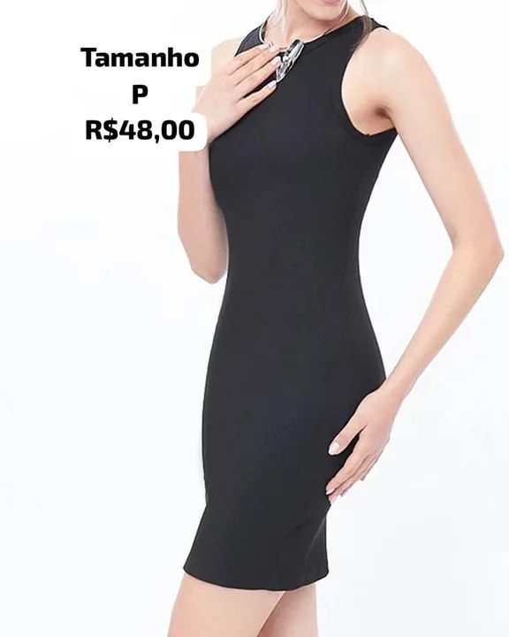 Vestido preto básico - tamanho P