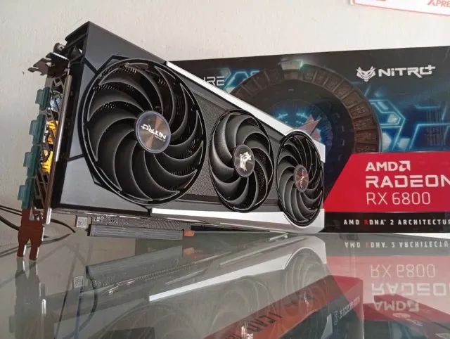 Sapphire RX 6800 16GB GDDR6 Nitro+ *Analiso troca em placa inferior com volta... - Foto 2