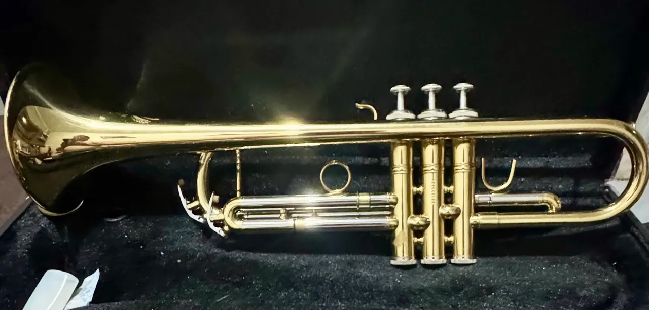 Trompete EAGLE Laqueado TR 504 - Instrumento Musical Profissional