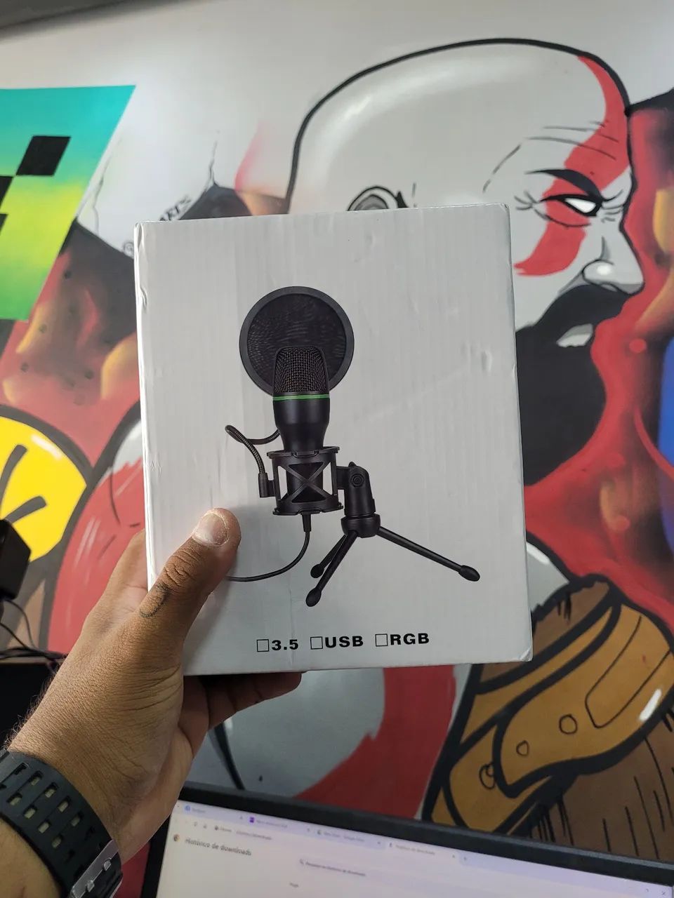 Microfone de Mesa Usb - Foto 2