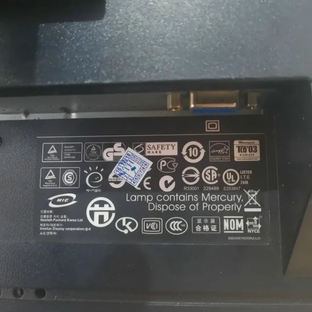 Monitor 17 Polegadas Hp Lcd L1710 Quadrado - Foto 5