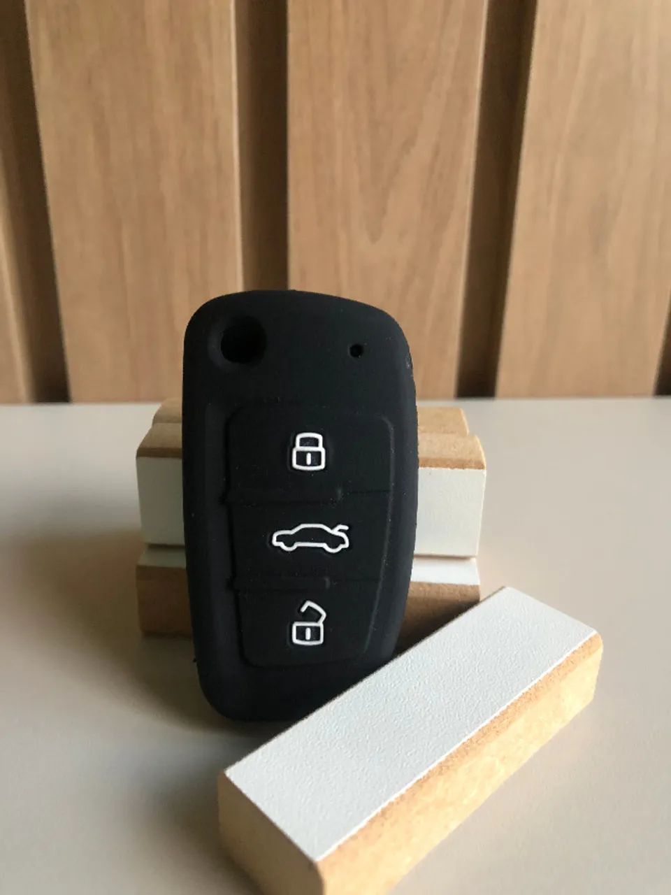 Capa de Chave em Silicone Premium Audi Q3 A1 A3 A4 A5  - Foto 4