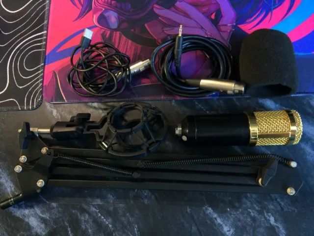 Kit Microfone BM-800 com Acessórios