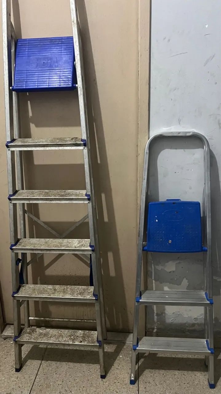 Escadas de Alumínio - 2 Peças
