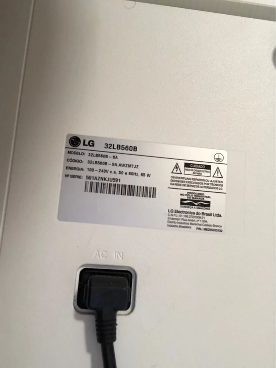 Tv LG 32 Polegadas (não é smart) - Foto 2