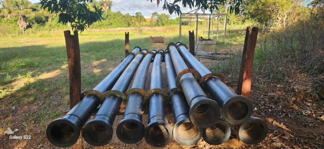Tubo PEAD 200mm para projetos de irrigação.