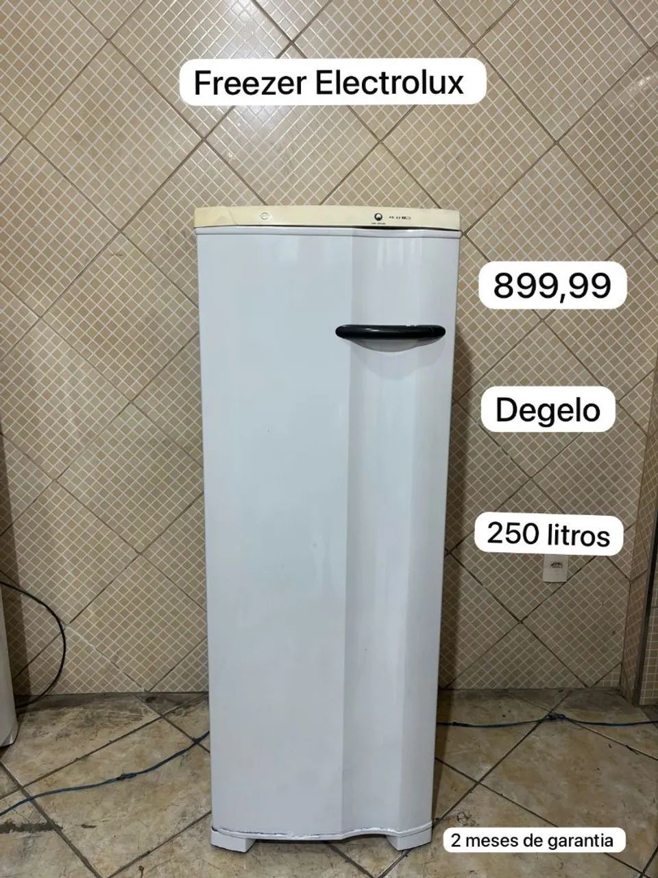 Freezer Electrolux 250 Litros - Degelo