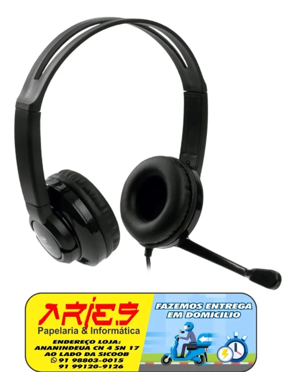 FONE COM MICROFONE PC NOTE C3TECH PH-120BK