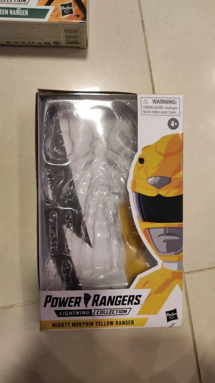 Caixas Power Rangers Lighting Collection - Verde, Preto e Amarela (Vazias) - Foto 5