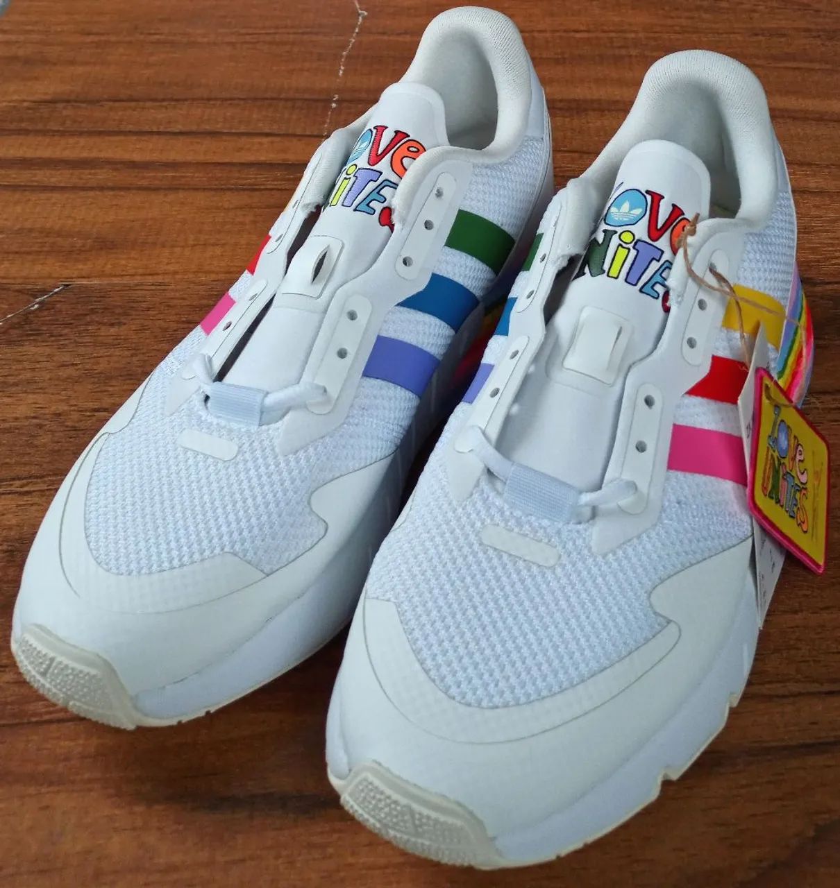 キンプリ #☺︎ Tênis adidas ZX 1K Boost PRIDE - Calçados - Carlito Pamplona