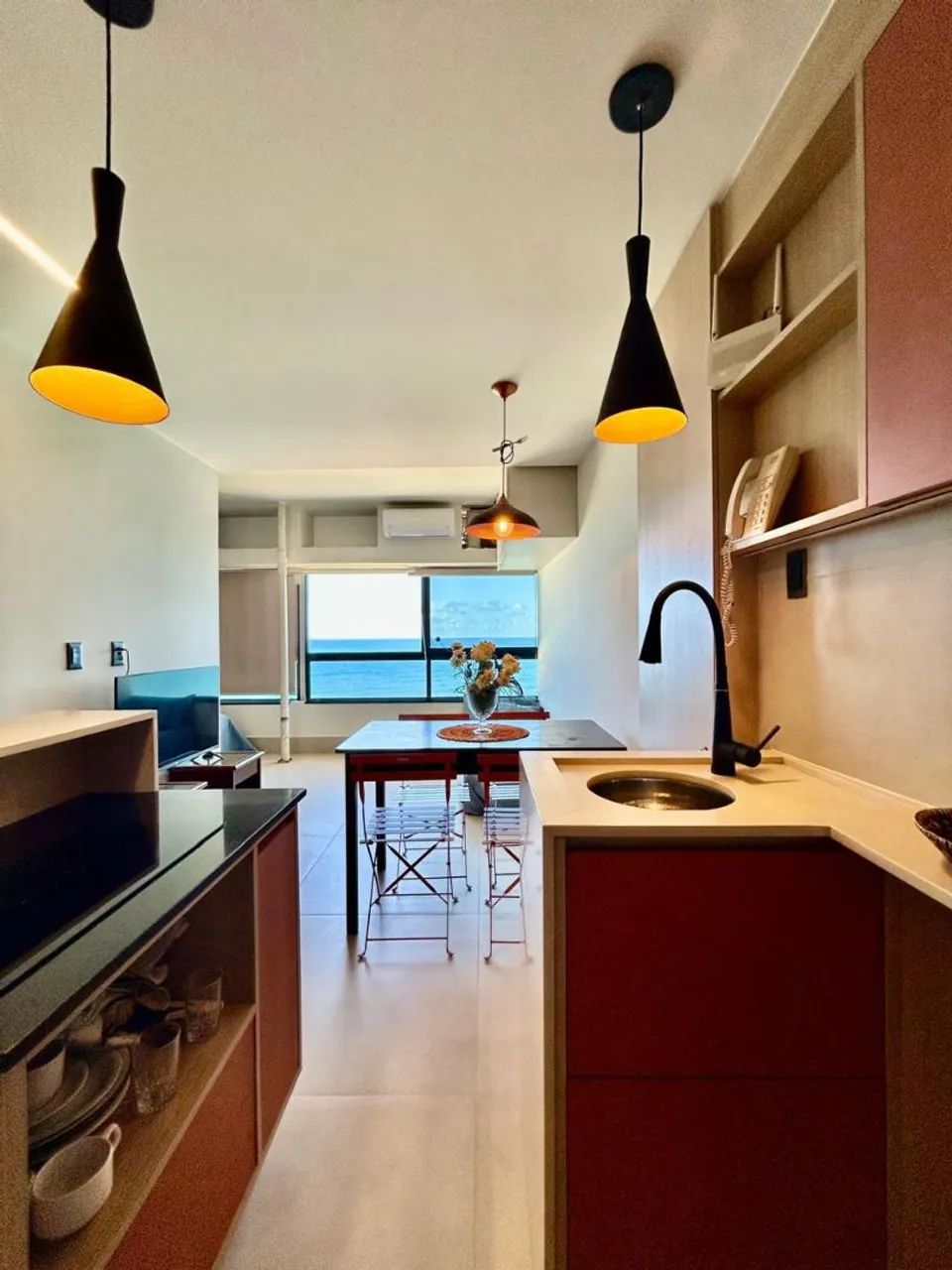 Apartamento de Temporada com Vista para o Mar