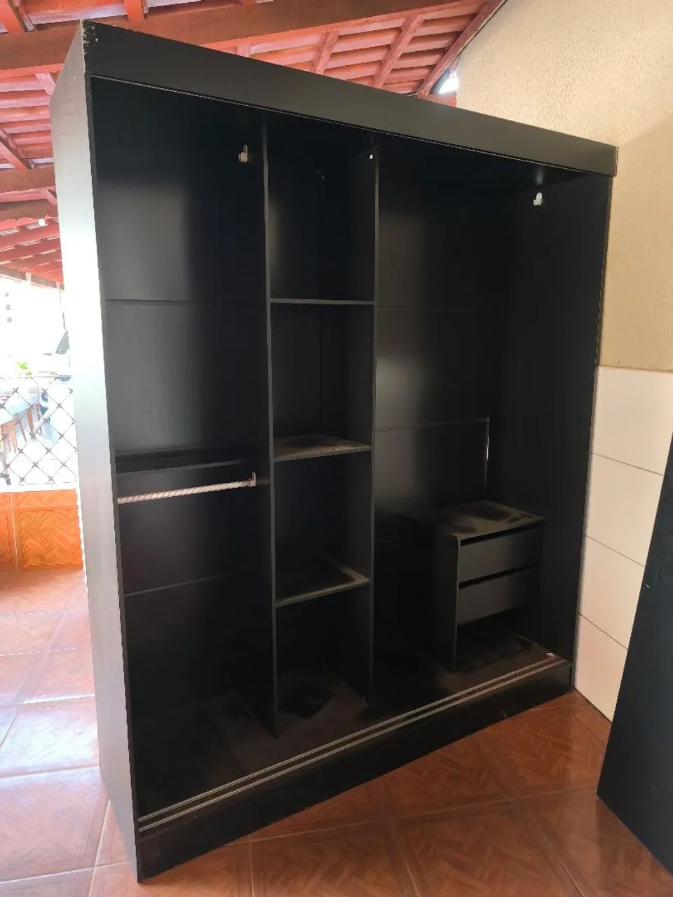 Guarda Roupas preto  - Foto 5