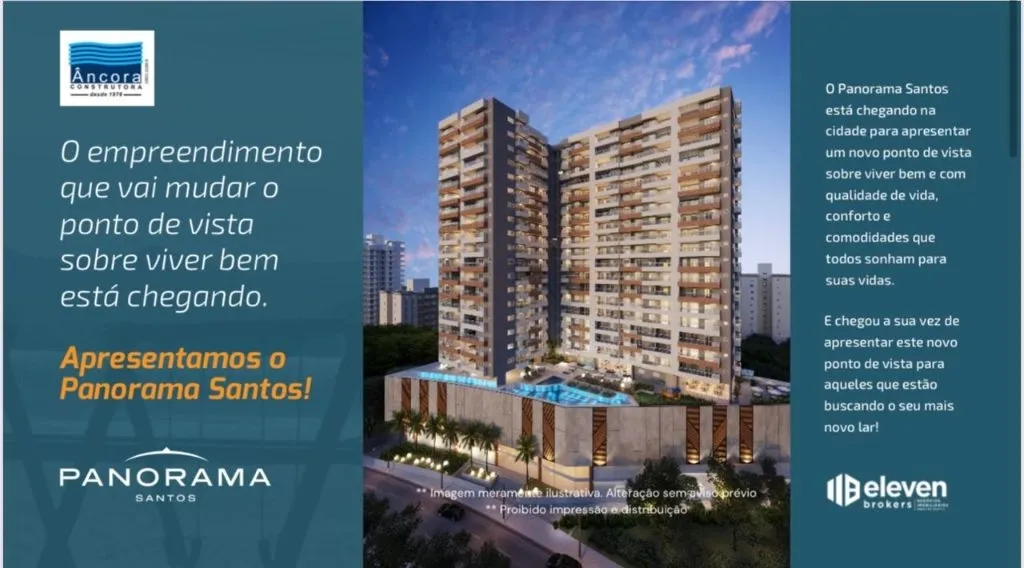 Venda de Apartamentos / Padrão na cidade de Santos