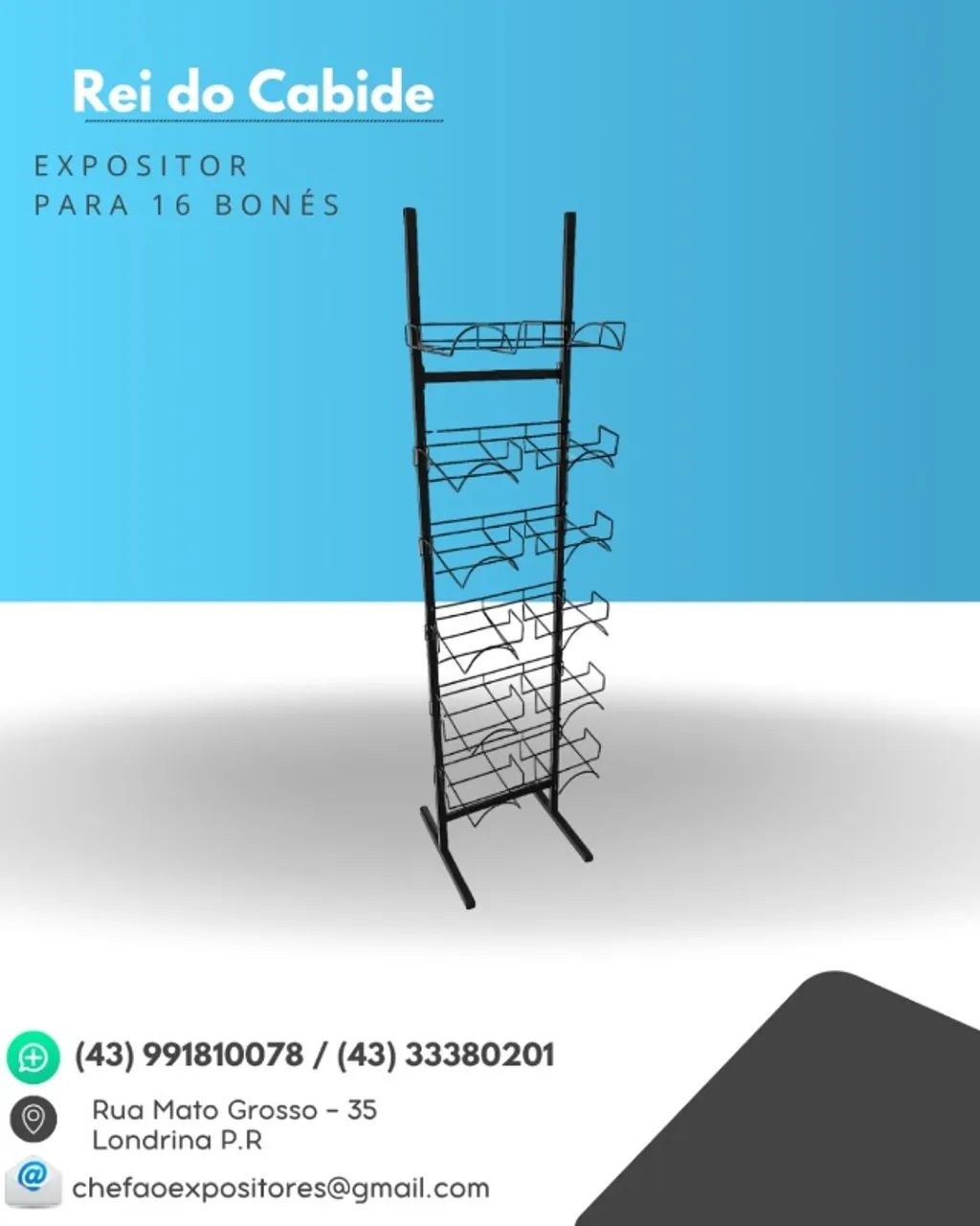 EXPOSITOR PARA 16 BONÉS