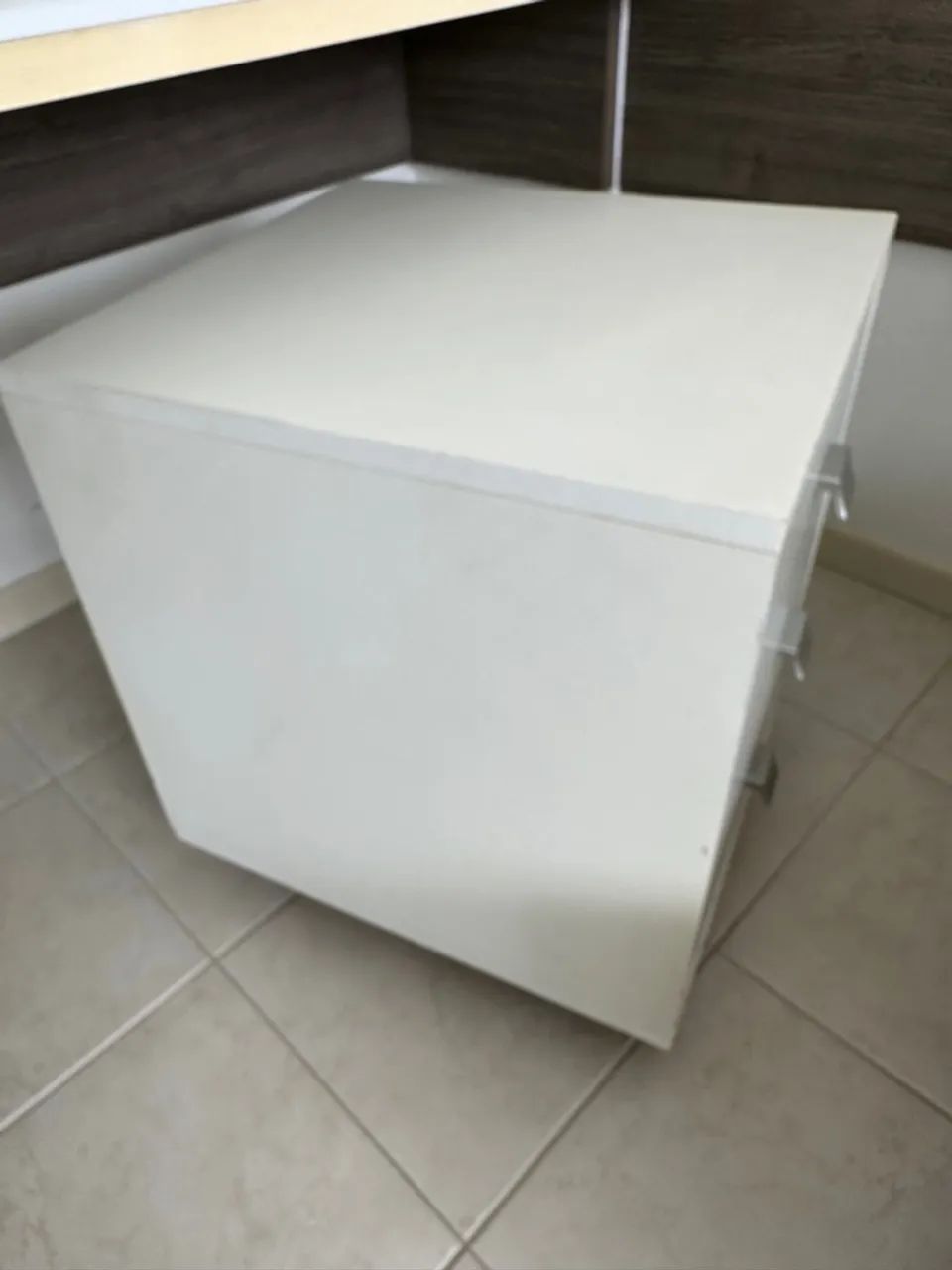 Gaveteiro de 3 gavetas branco - Foto 3