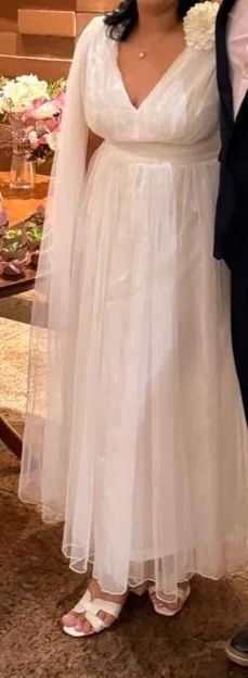 Vestido de noiva elegante e romântico - Foto 2