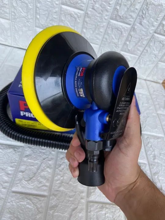 Lixadeira Pneumática Roto Orbital 6 Pol. 90PSI 0,5 HP - Foto 5