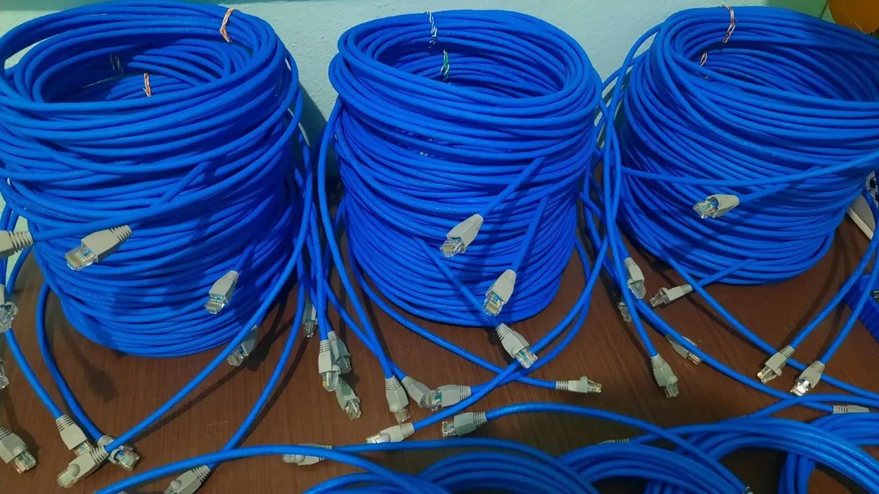 CABO DE REDE INTERNET CAT5E-CAT6  ENTREGA GRÁTIS MANAUS 2M-3M-5M-10M-20M-25M-30M-40M. <br> - Foto 5