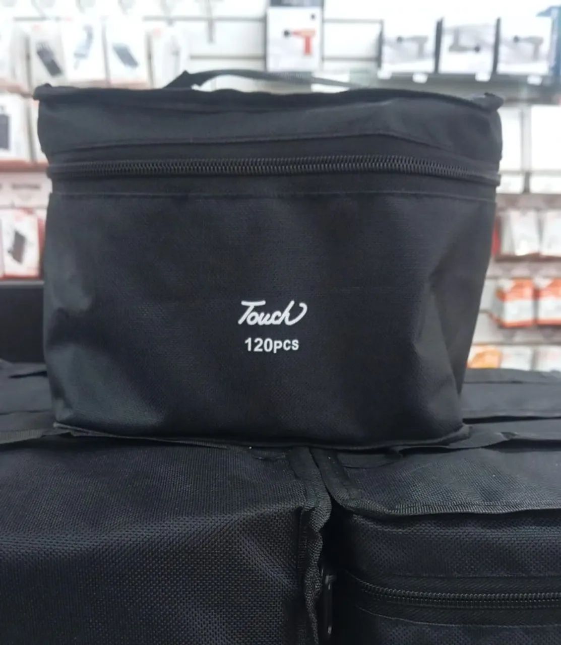 Estojo de canetas Touch 120 peças