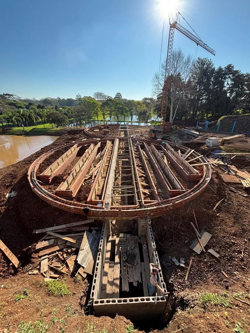 Base para silo de armazenamento de grãos  - Foto 2
