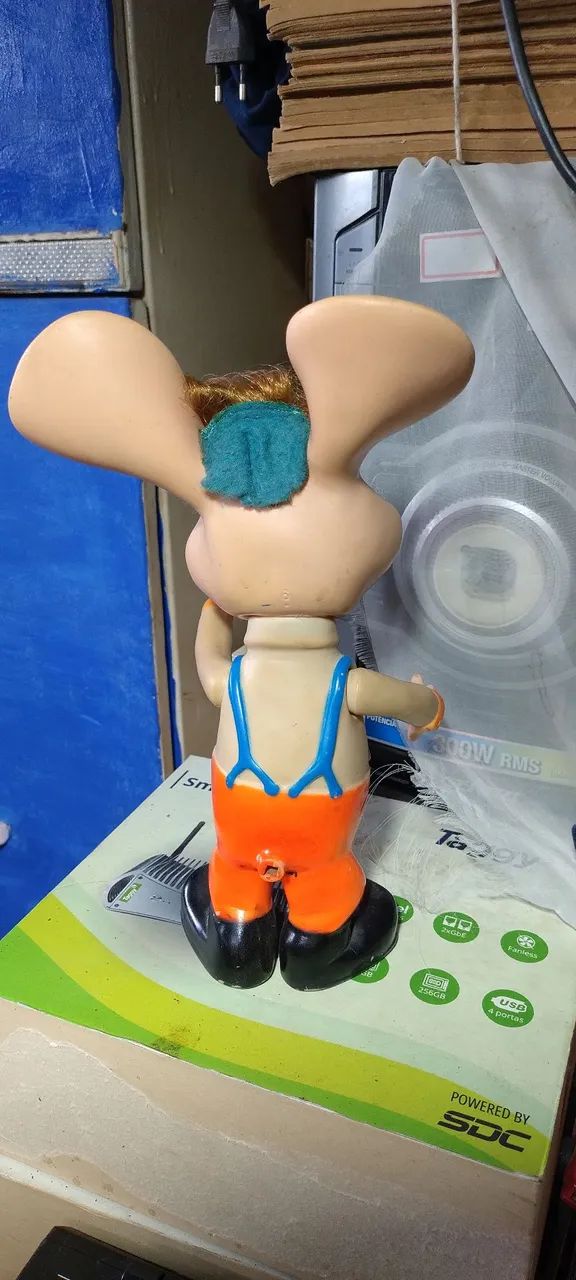 Boneco topogigio antigo altura 25 cm  - Foto 4