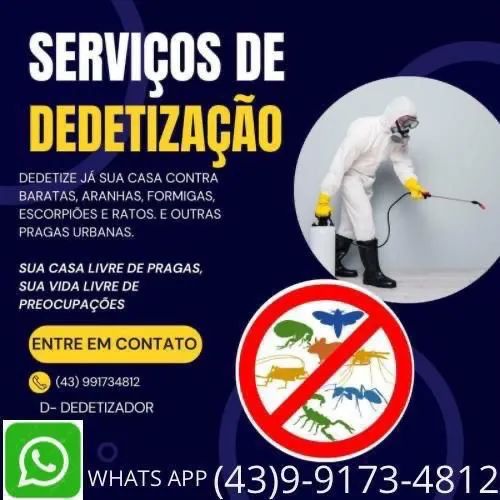 DEDETIZAÇÃO EM LONDRINA E REGIÃO 