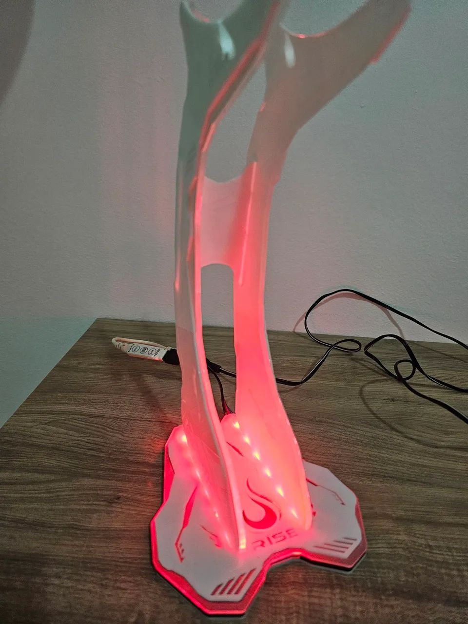 Suporte para Headset RGB Ryse Mode Branco - Foto 2