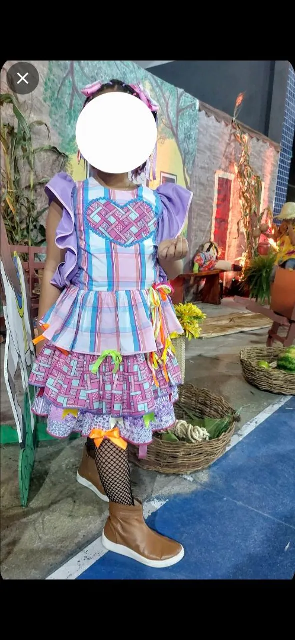 Vestido Caipira Infantil