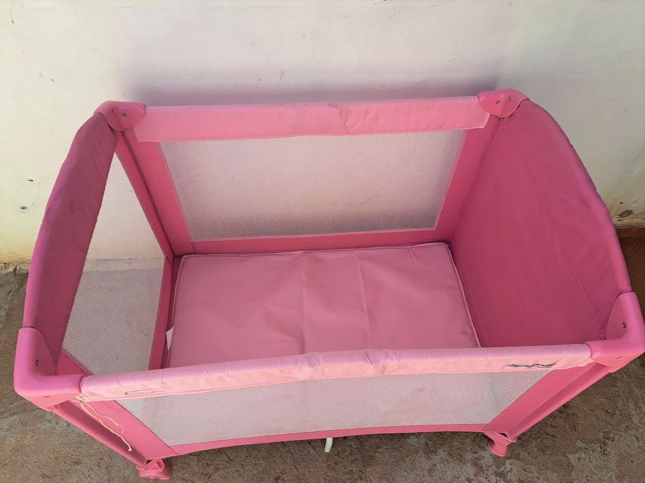 Berço Burigotto Rosa Camping - Foto 3