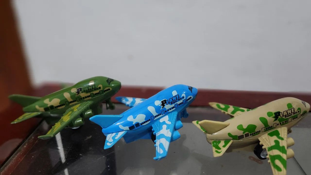 Miniaturas Aviões Trio de Mini Veículos (aviões) - Escala1:64 Fanfun - Foto 4