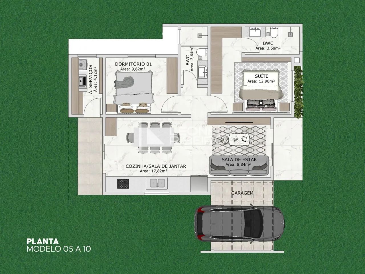 Casa com 2 dormitórios, 71,52 m² à venda no bairro Padre Martinho Stein em Timbó - SC - Foto 4