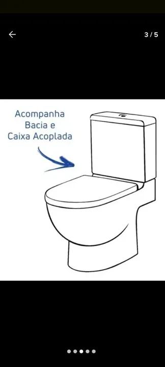 Vaso Sanitário Novo Deca flex - Foto 2