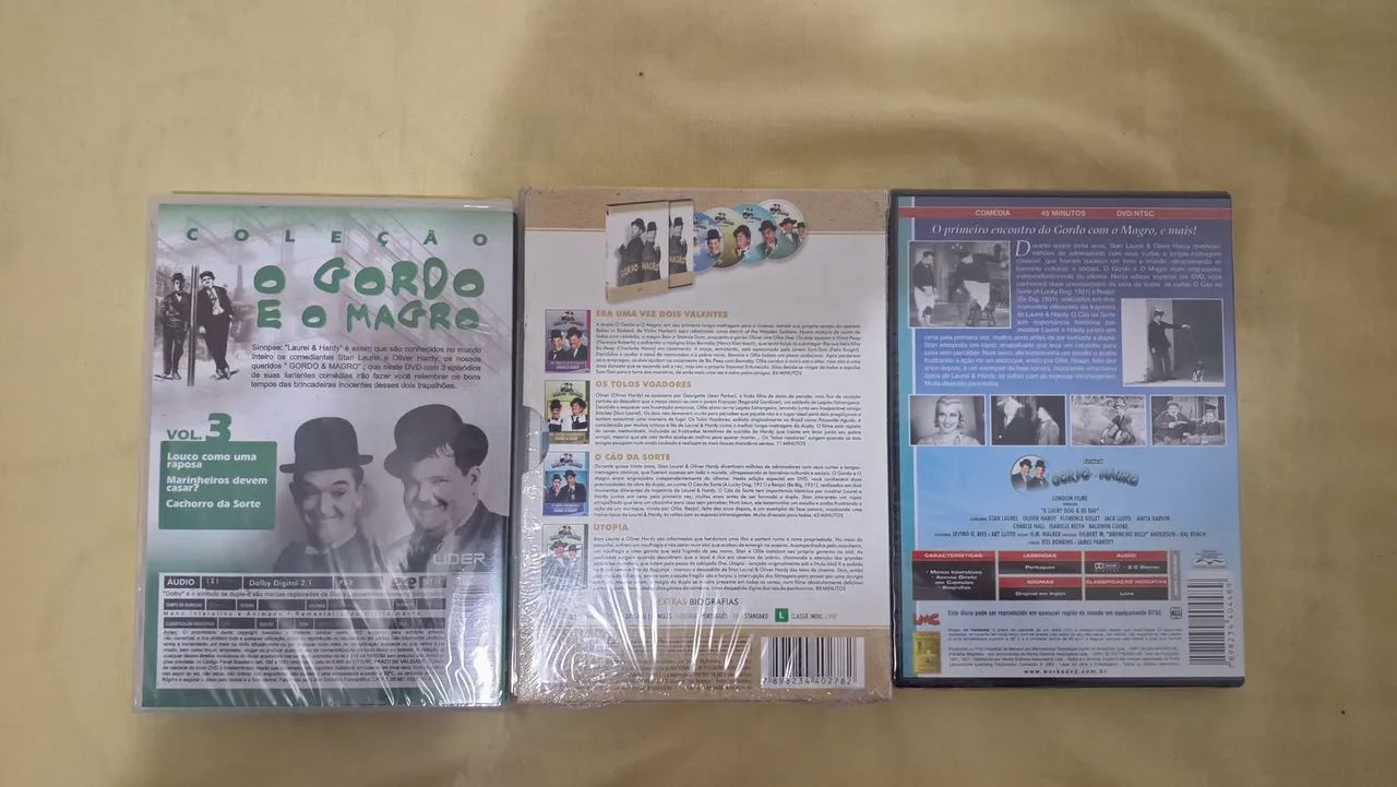 Coleção dvds O Gordo e o Magro - Foto 2