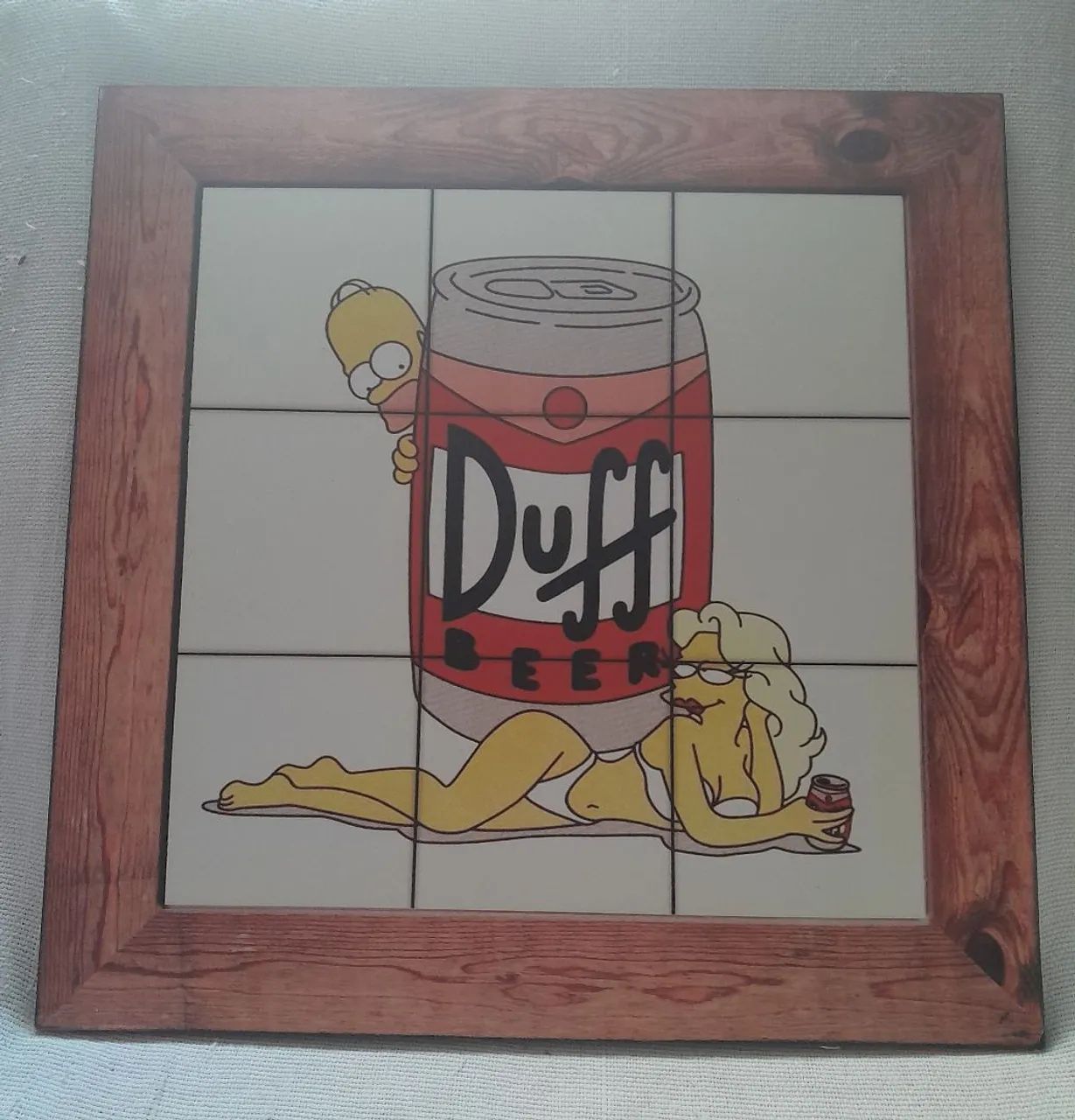 Quadro Decorativo 48cm/ Duff Beer - The Simpsons