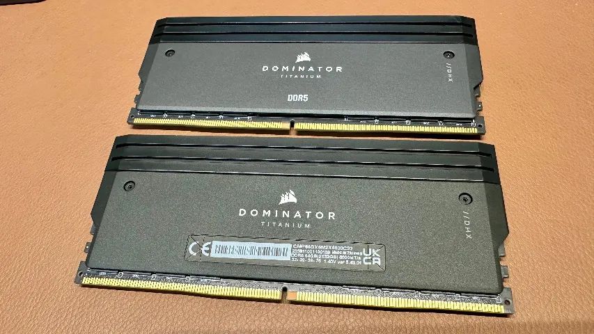 64GB (2x32GB) DDR5 RAM Corsair Dominator Titanium 6600MT/s RGB64312423464707121
