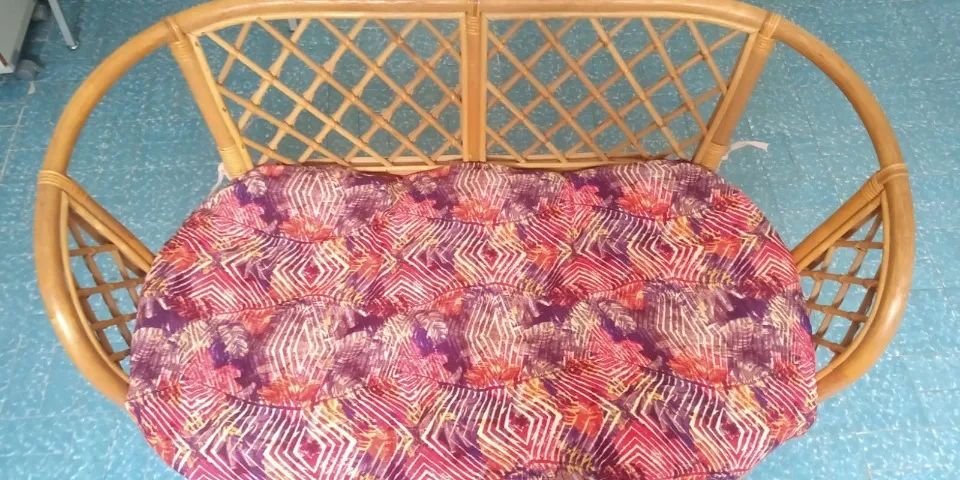 Conjunto duas Poltronas, uma Namoradeira e uma mesinha Varanda de Bambu. - Foto 3